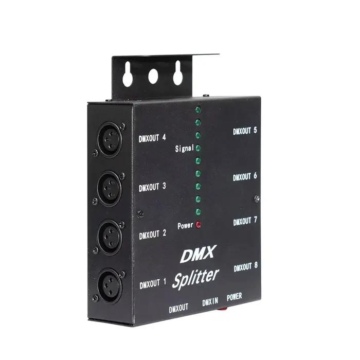 Canaux de Ports de séparation DMX, amplificateur de Distribution optique à 3 broches pour DJ Disco m