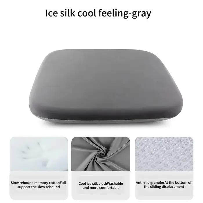 Coussin de siège ergonomique en coton à mémoire de forme pour étudiant