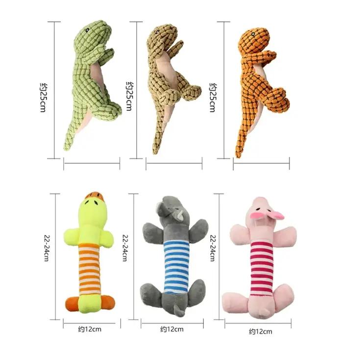 Jouet en peluche grincement animal pour chiens et chats interaction mastication entraînement chiot occaions spéciales