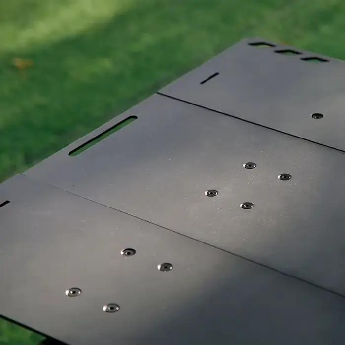 MOEYE Table tactique de Camping en alliage d'aluminium Table pliante Portable Tables de pique-nique