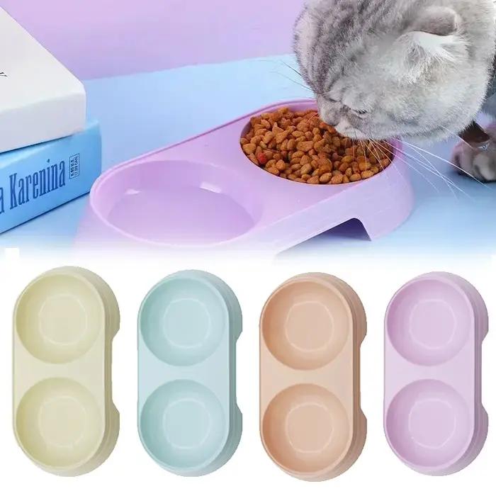 Double gamelle pour animaux de compagnie