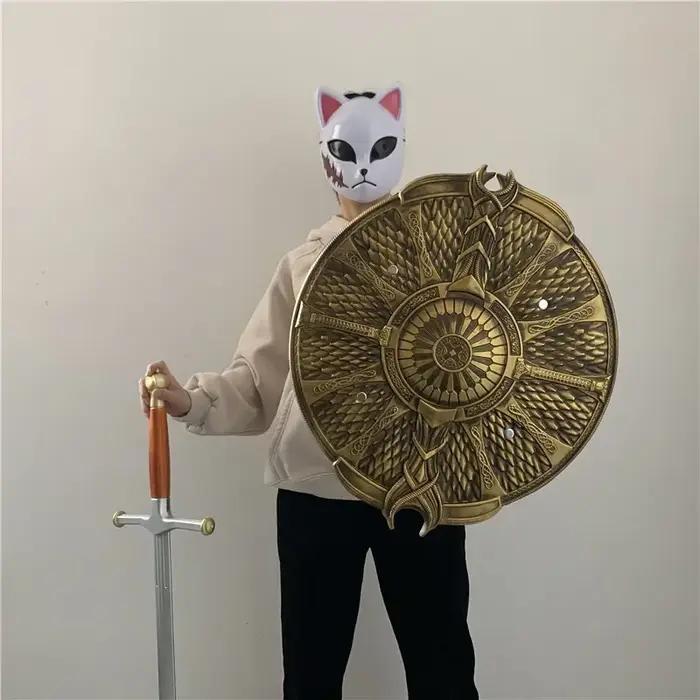 God Of War 1:1 Vocation défenseur bouclier AX Cosplay tonnerre Chaos lame gardien armes jouant jeu sécurité PU