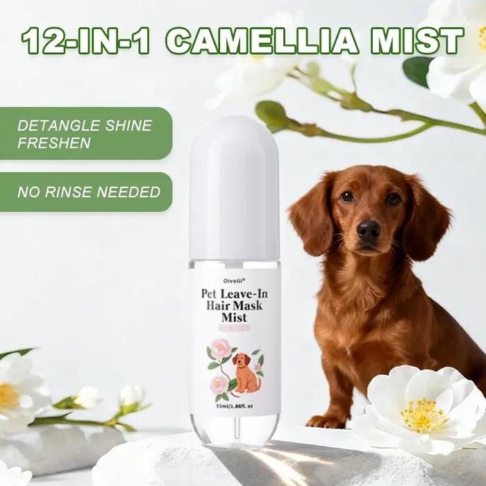 Spray démêlant sans rinçage pour animaux de compagnie, pour chiens Teddy, ajoute de la brillance, ad