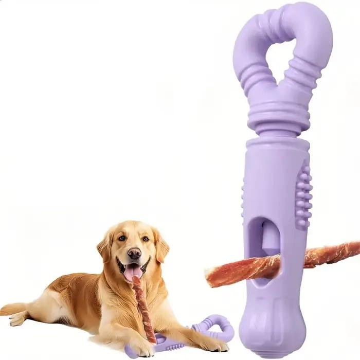 Bâton à mâcher rotatif pour chiens en tissu en jean, jouets interactifs pour toutes les races occasions spéciales