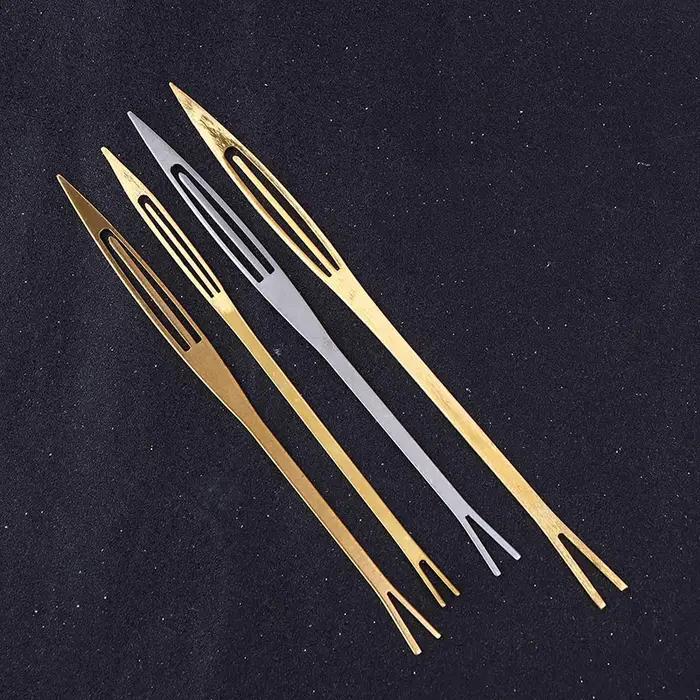 Navettes de réparation en acier allié pour filets de pêche pivotements snap réparation ligne de filet tissage amélioration filets pêche occasions spéciales