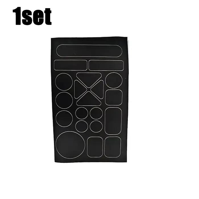 Lot de 1 à 5 patchs de réparation auto-adhésifs noirs imperméables pour vêtements, formes variées, r