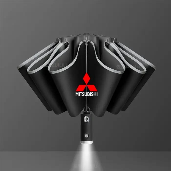 Pare-soleil pliable et automatique pour voiture, lumière Led, coupe-vent, pour Mitsubishi Outlander