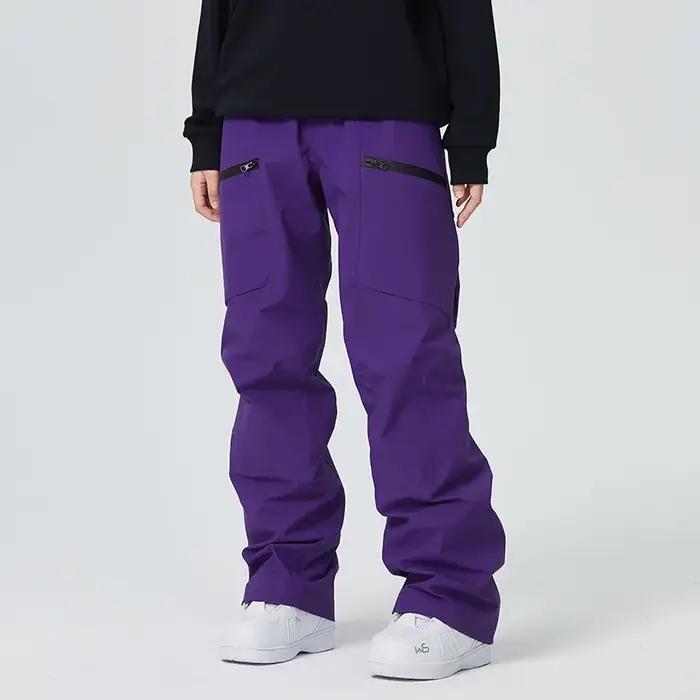 Pantalon de ski coupe-vent et imperméable pour homme et femme