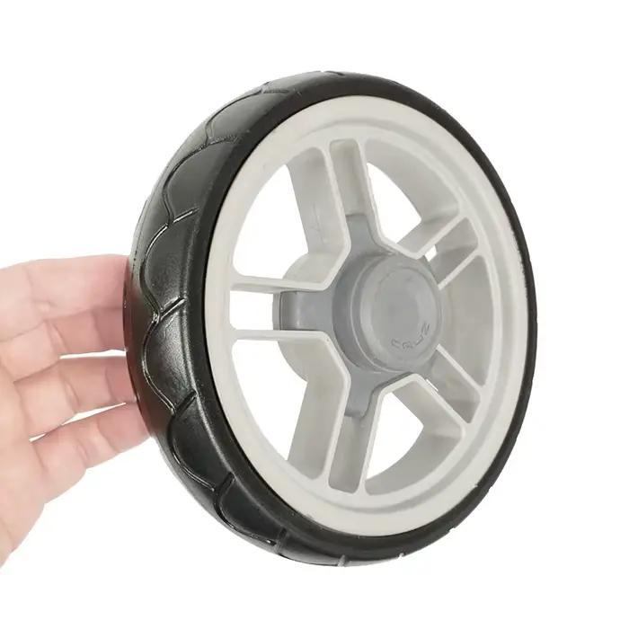 Pneu de roue de poussette pour Uppababy Cruz V1, pneu de roue arrière en PU sans chambre à air, enti
