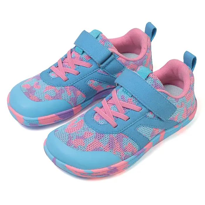 Chaussures pieds nus minimalistes unisexes pour enfants toutes saisons baskets larges pieds nus libertés de mouvement semelle caoutchouc aération jouets cadeaux anniversaires noel