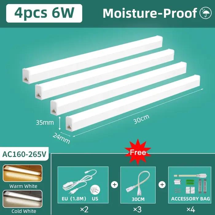 Tube lumineux Led résistant à l'humidité 50/30cm