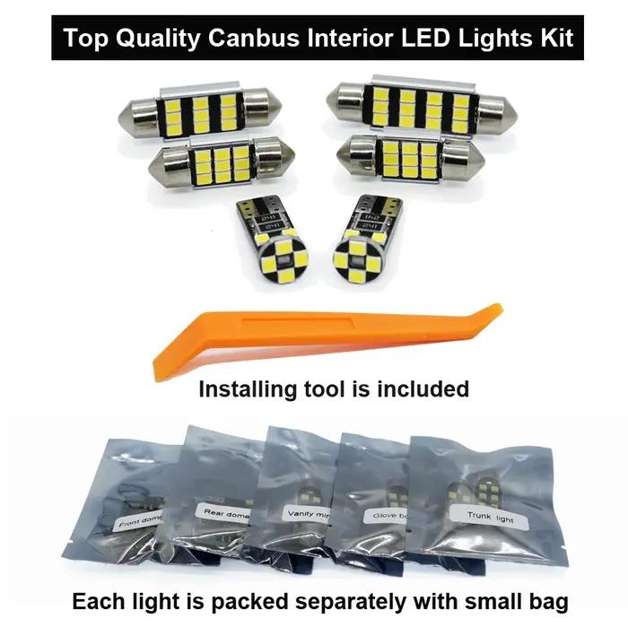 Zoomsee Kit d'éclairage intérieur LED pour Mercedes Benz CLK W209 C209 W208 C208 A209 A208 1998-2010