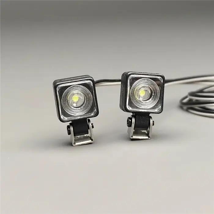Éclairage LED carré pour rack d'équipement, compatible avec camions RC Tamiya 1/14, Tipper SCANIA 770S 56368, VOLVO ACTROS, BENZ, MAN, LESU, DIY