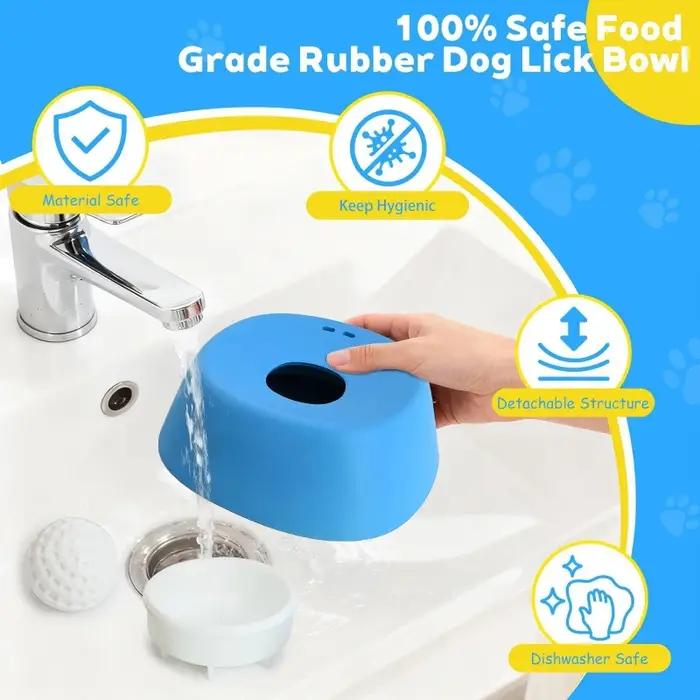 Gamelle anti-étouffement à alimentation lente pour chien