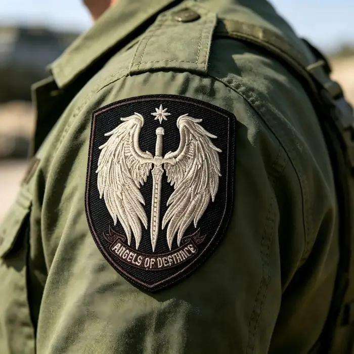Patch brodé Épée de l'Archange Anges de la Défiance
