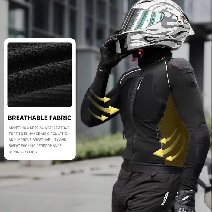 Veste de moto d'été WOSAWE respirante pour hommes