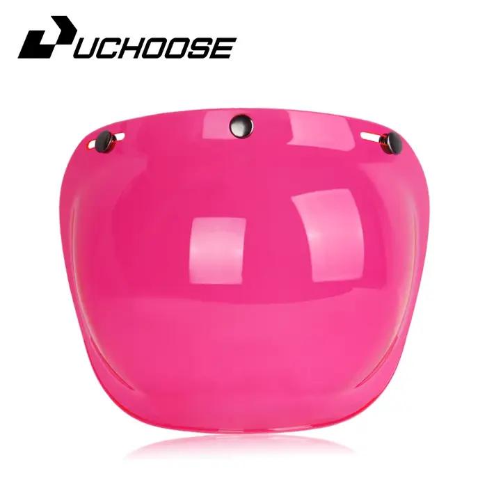 Casque de moto à miroir à bulles authentique