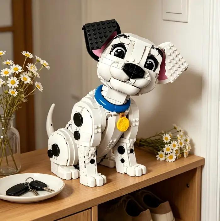 Nouveauté 2026 – 43269 – 1722 pièces – 101 Chiens Dalmatians – Briques de construction – Ornement élégant pour animaux de compagnie – Petit cadeau haut de gamme