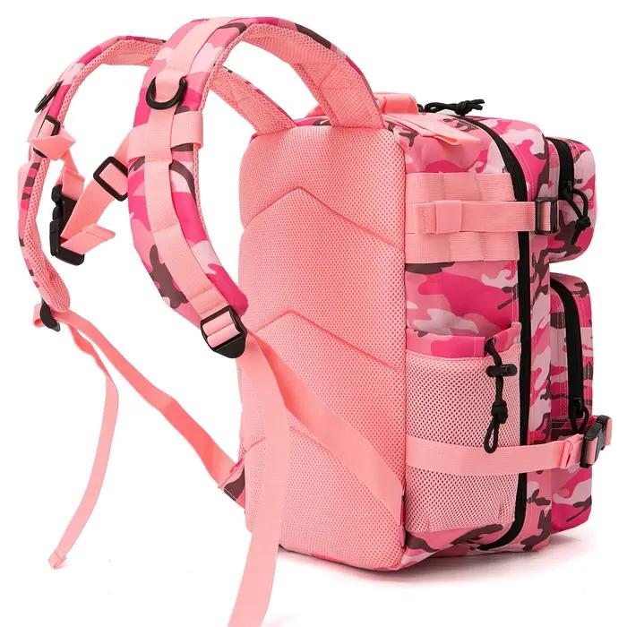 Sac à Dos Tactique 25L/45L Randonnée Plein Air Homme Femme, Découpe Laser Molle Porte-Gobelet