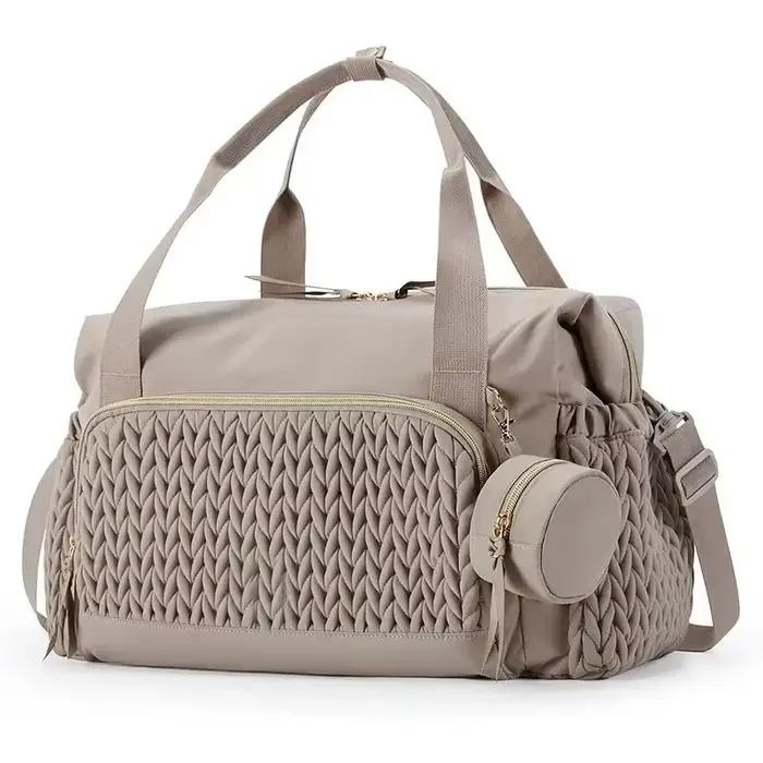 Sac à couches pour maman, organisateur de grande capacité pour bébé, sacs suspendus pour poussette,