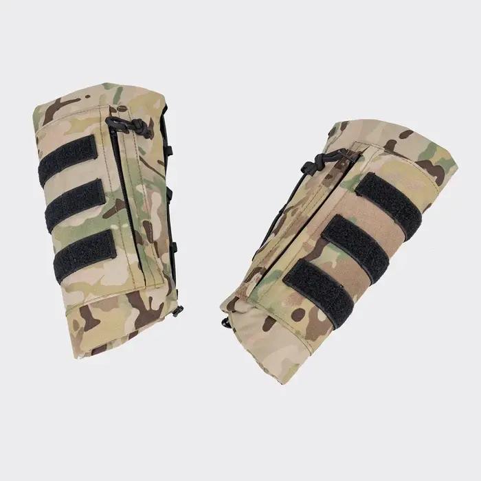 Armures tactiques unisexes solides pour avant-bras et jambes protection outdoor chasse randonnée style moderne sécurité耐用防护战术护臂和护腿,适用于户外活动、狩猎和远足,现代风格安全防护