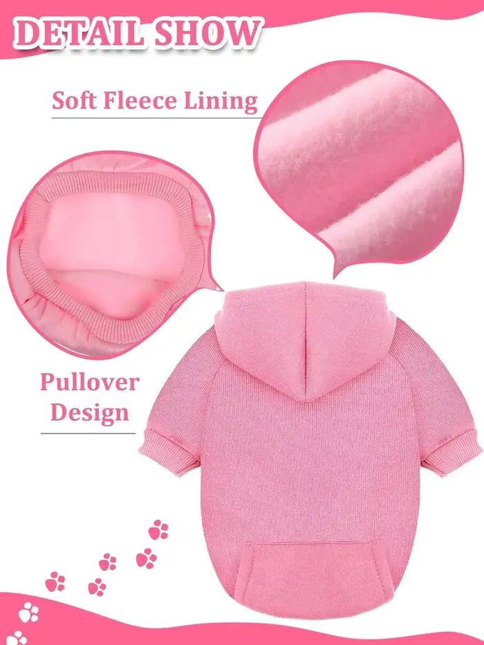 Sweat à capuche pour petits chiens