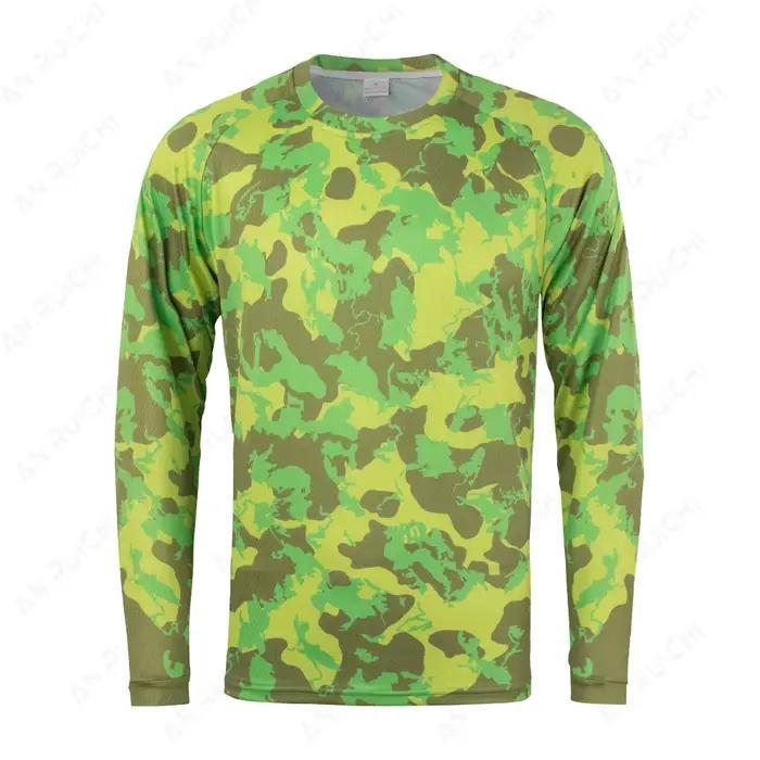 Maillots de descente personnalisés VTT chemises vtt tout-terrain DH vêtements de course de moto vête
