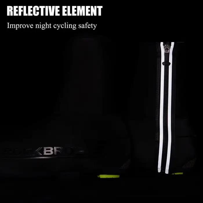ROCKBROS hiver cyclisme couvre-chaussures vtt plus chaud couvre-chaussures vélo chaussures couvre ré