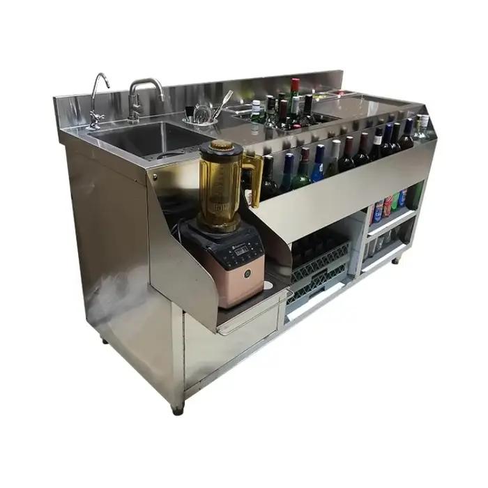 bartender table is a must for a classic bar mixing experience