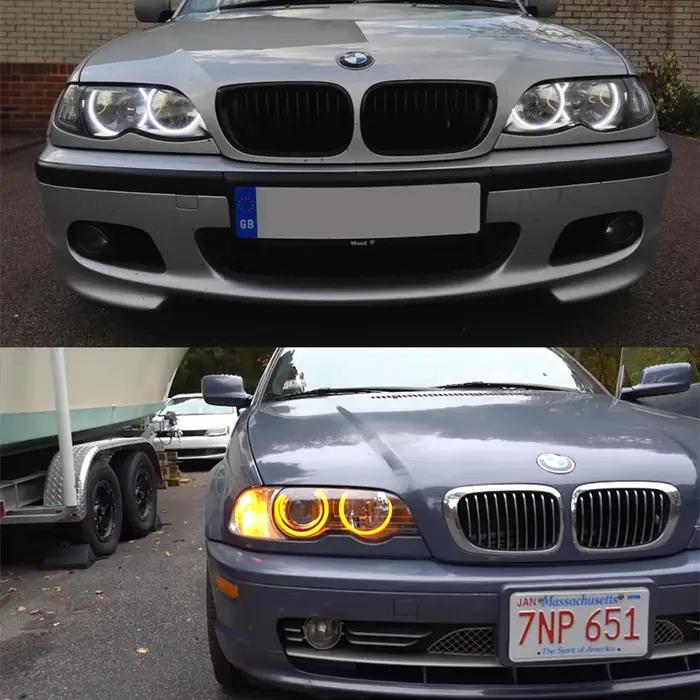 Lumière de sauna à LED blanche pour BMW Série 3 E46, kit Angel Eyes, Sedan Touring Wagon, Coupe Spir
