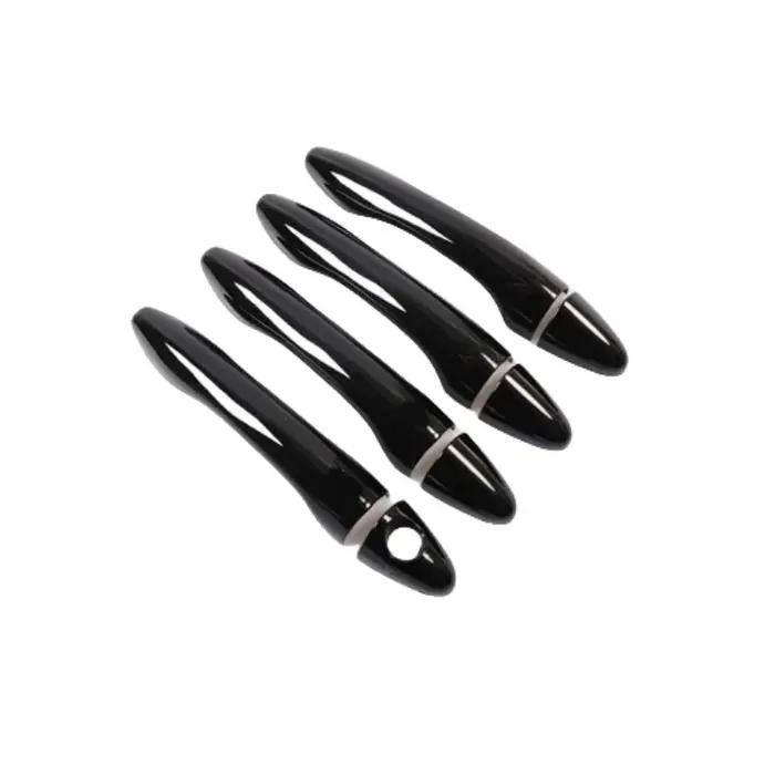 Pour Kia Sportage MK3 2011 2012 2013 2014 2015 2016 noir brillant Chrome poignée de porte de voiture