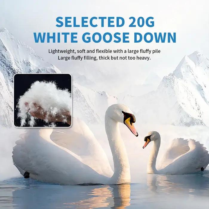 Chaussettes Duvet d'Oie Naturehike Imperméables Chaleur Hiver Couvre-Pieds Léger Unisexe