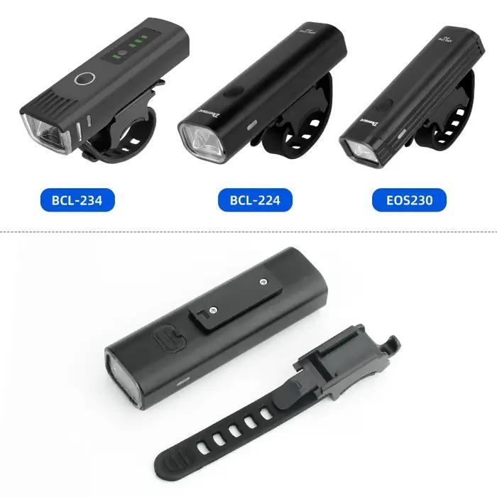 Support de phare de vélo avec Interface Gopro, support de lampe LED pour vtt, pour Rockbros QD-250 Y