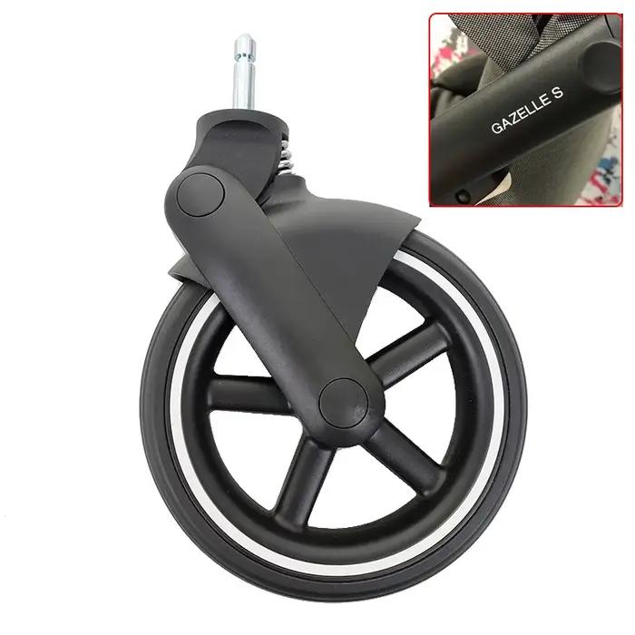 Roue avant de poussette pour landau Cybex Gazelle S, avec cadre de roue, roulement, axe de pneu, acc