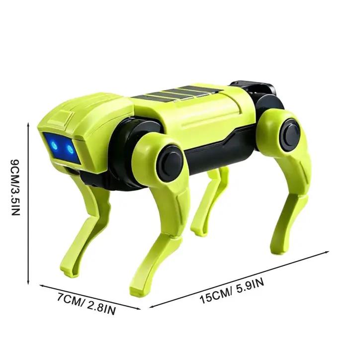 Kit de robot chien télécommandé à assembler soi-même, jouet robotique mécanique, modèle pédagogique scientifique, ensemble électrique, cadeau pour garçons et enfants