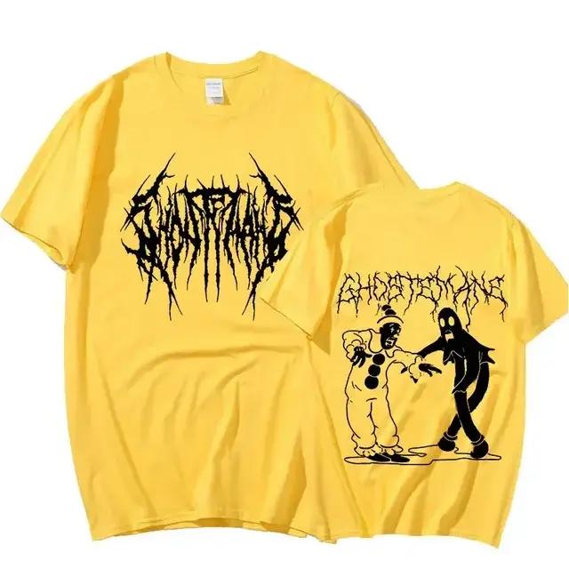 Hommes femmes imprimer T-shirt mode Hip Hop métal gothique Rock