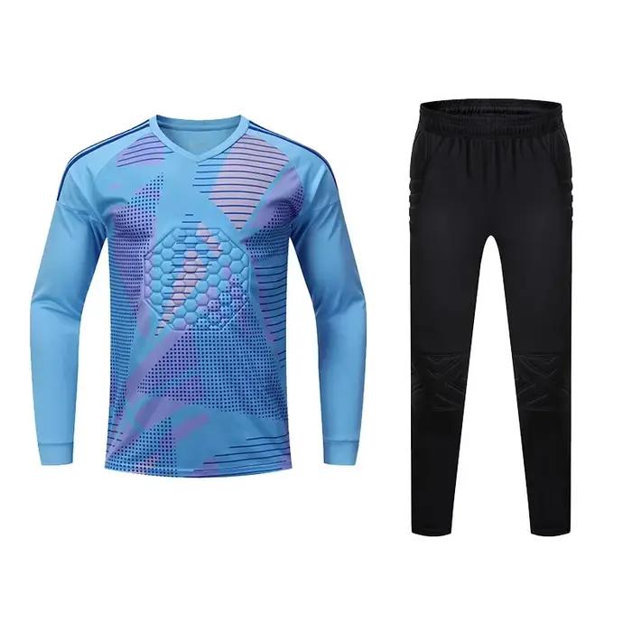 Nouveau 2025 Football Match gardien de but uniforme Camouflage hommes femmes enfants transfrontaliers sport équipe compétition formation