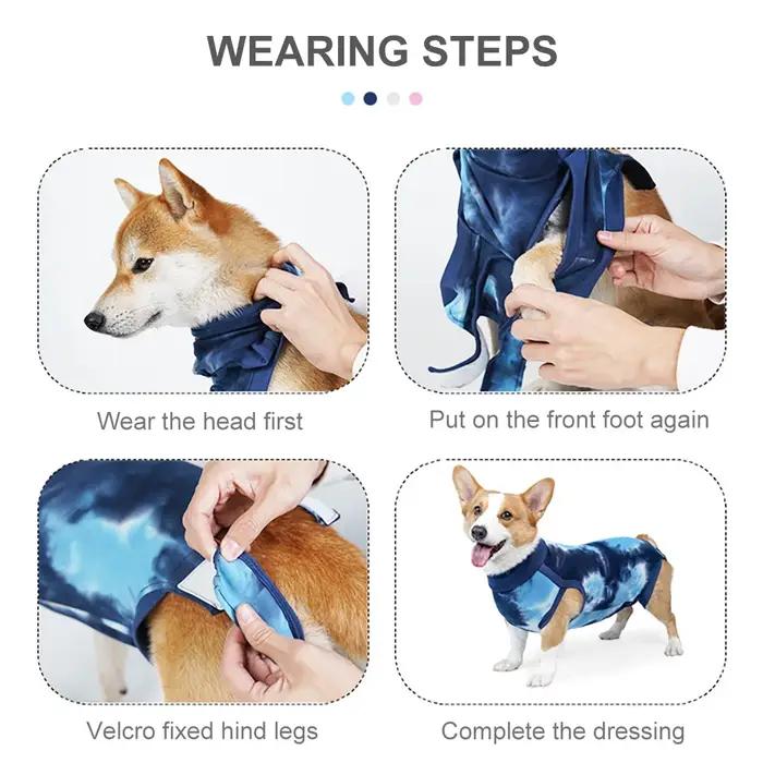 Combinaison de récupération pour chien