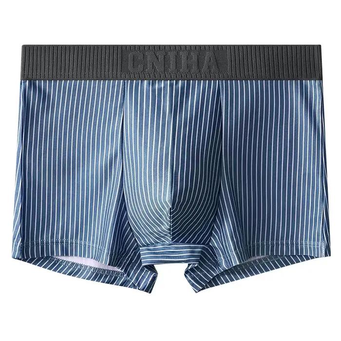 Sous-vêtements confortables pour hommes - Pantalons à coupe droite pour hommes - Shorts de sport tendance pour garçons - Sous-vêtements quatre pièces - Pantalons courts et fins