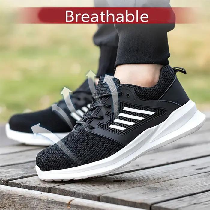 Chaussures de travail de sécurité en acier pour hommes et femmes