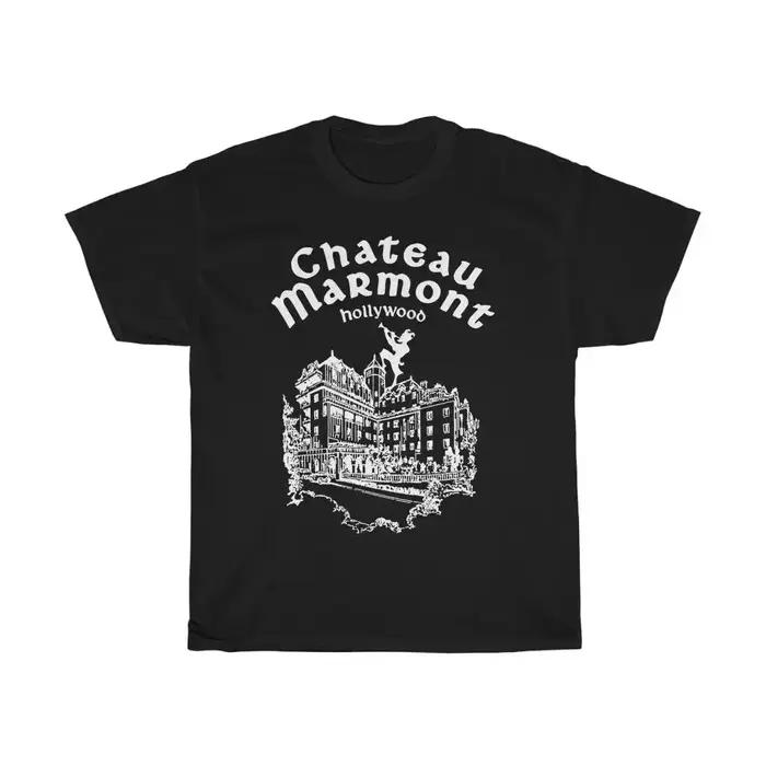 T-shirt Chateau Marmont Hollywood pour hommes et femmes