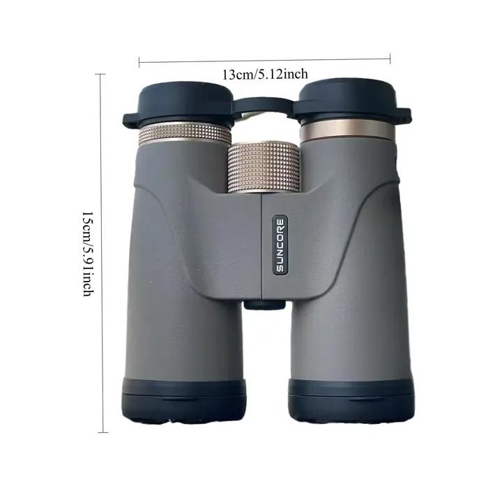 Jumelles SUNCORE 10x42 Optiques HD pour Chasse Randonnée Observation Oiseaux Adultes Kaki Occasions Spéciales