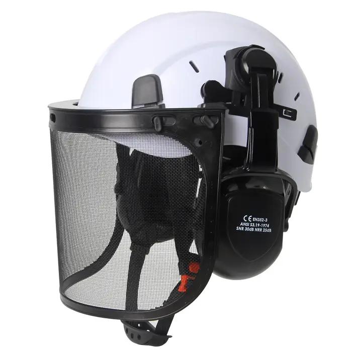 Casque de sécurité forestier industriel protecteur pour arboristes, entrepreneurs, construction et ingénierie occassions extérieures et intérieures