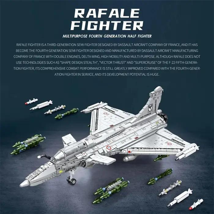 Décennie s de construction de modèle de chasseur Rafale