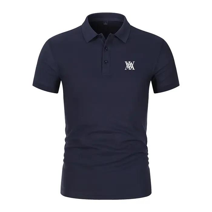 Polo homme à col rabattu anti-gonflement, mode décontractée et professionnelle, polo slim fit, nouve