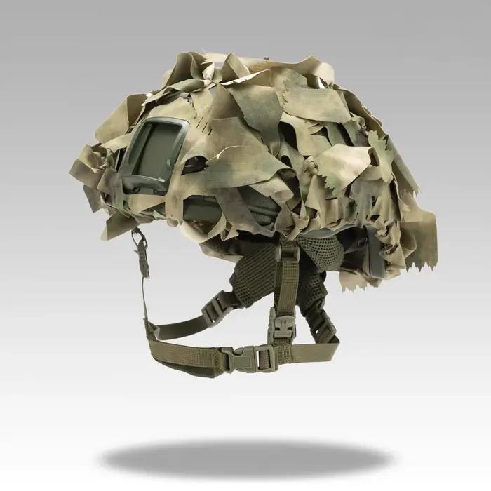 Housse camouflage universelle A-23 List pour casques tactiques extérieur chasse airsoft