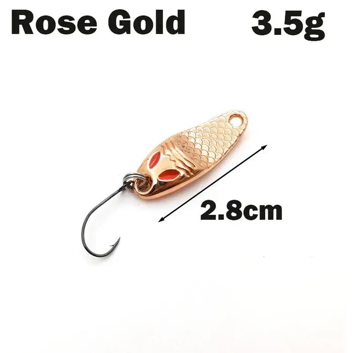 Nouveau Mini leurre de pêche 1g2g3.5g cuillère leurres métalliques Spinnerbait vairon petit poisson crochet unique gabar