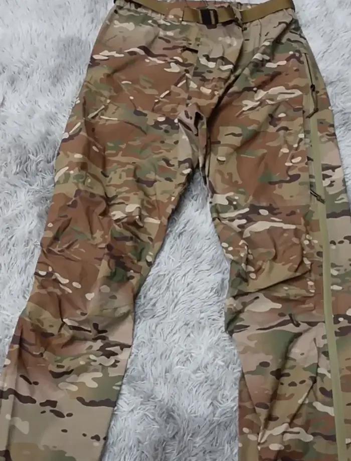 Pantalon tactique rigide imperméable pour hommes, pantalon de Combat de Camouflage Multicam à fermet