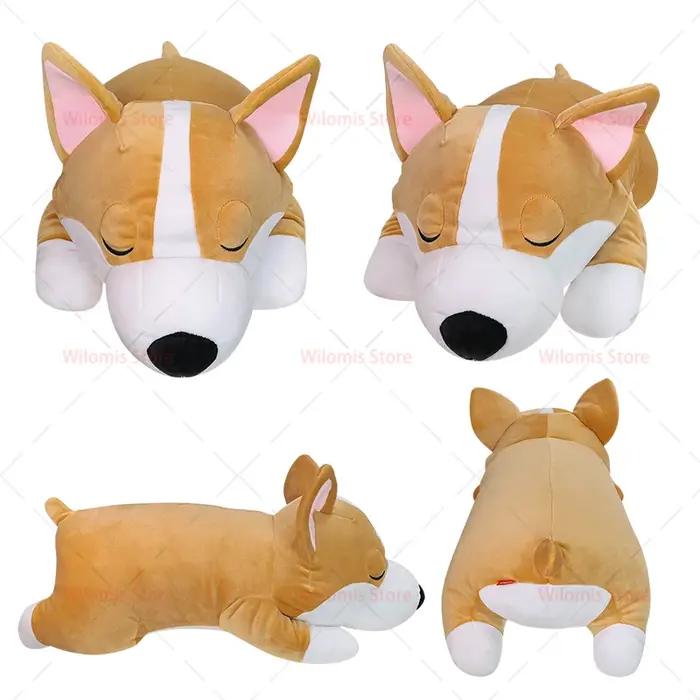 Jouet en peluche chien saucisse simulation kawaii doux et mignon poupée nano corgi teckel cadeau enfant occasions spéciales