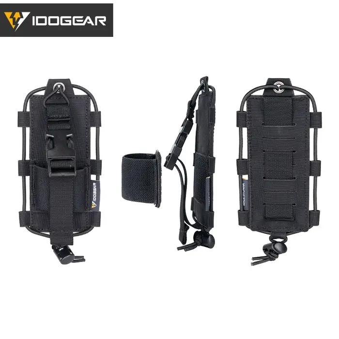 Poche radio tactique IDOGEAR Gridlok - compatible BAOFENG POFUNG UV5R UV82 équipement MOLLE chasse